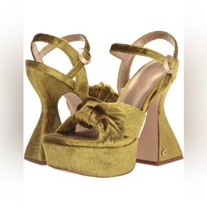 Circus NY Chartreuse Audrey Platform Sandal